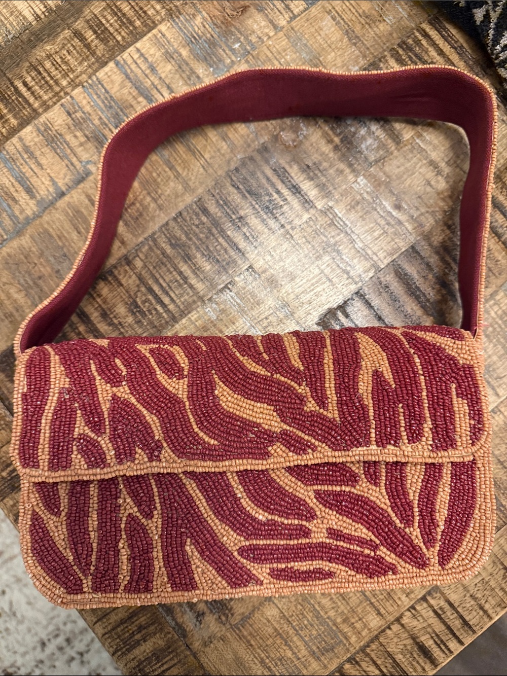 NWOT America & Beyond Beaded Shoulder Bag